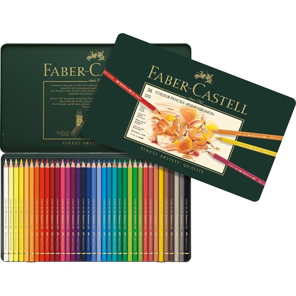 Färgpennset Faber-Castell POLYCHROMOS 36 pennor 