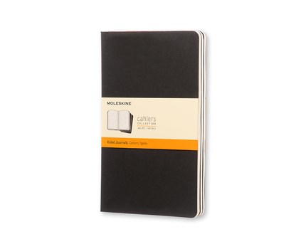 Moleskine Cahier Journal Pocket Ruled - Svart