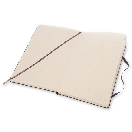 Moleskine Dotted Classic Notebook Large - Svart