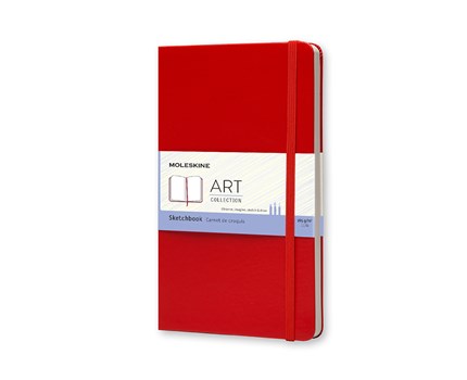 Moleskine Sketchbook Large - Röd