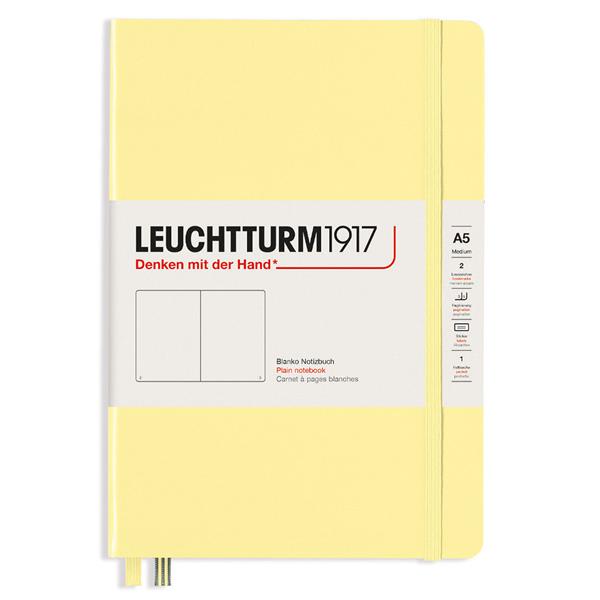 Leuchtturm Notebook A5 hard 251s Vanilla olinjerad