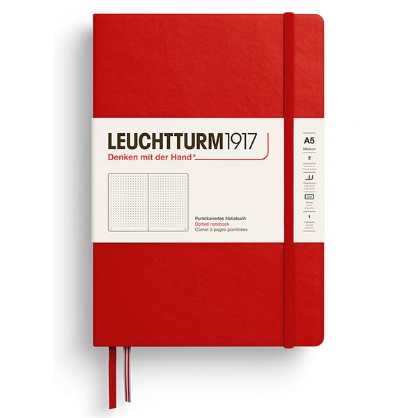 Leuchtturm Notebook A5 hard Cherry dotted