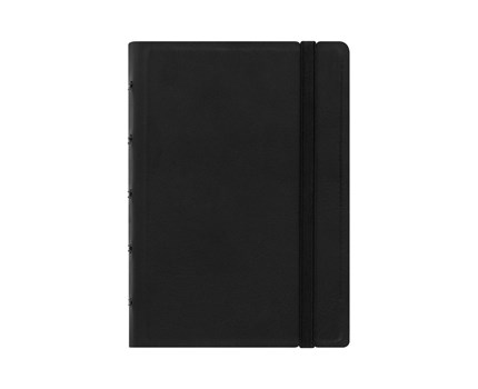 Filofax Notebook svart linjerad pocket