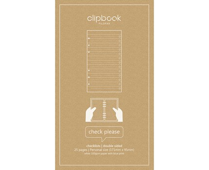 Clipbook personal refill check 