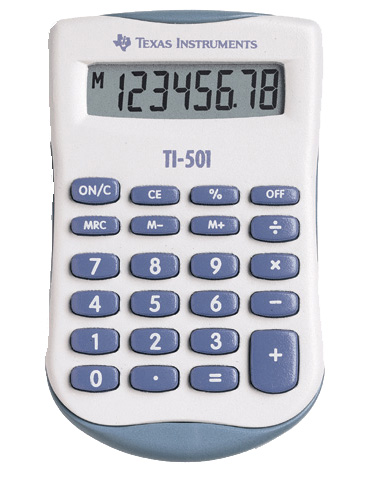 Miniräknare TI-501