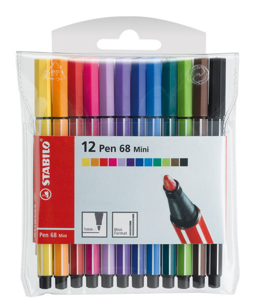 Stabilo Pen 68 mini 12-pack