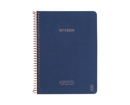 Premium Notebook A5 Navy