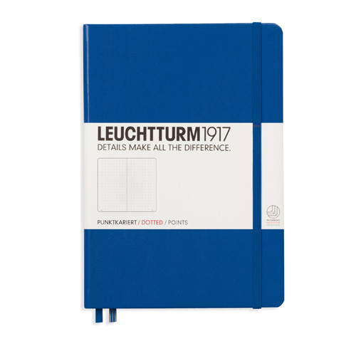 Leuchtturm Notebook A5 hard 249s Royal blue dotted