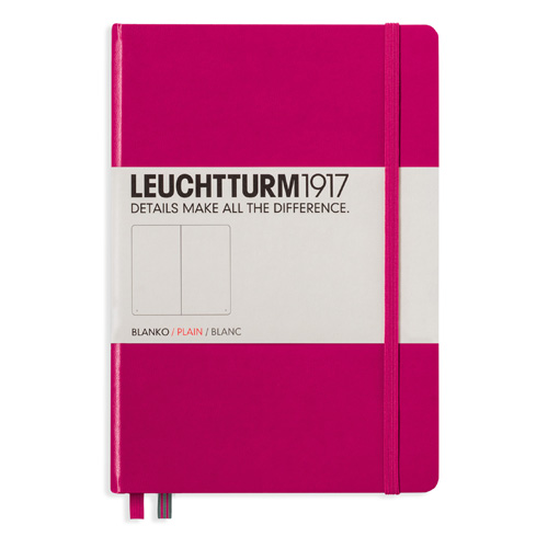 Leuchtturm Notebook A5 hard 249s Berry olinjerad