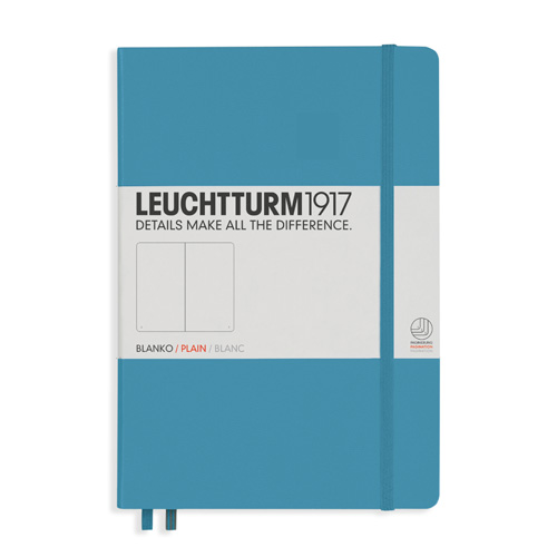 Leuchtturm Notebook A5 hard 249s Nordic blue olinjerad
