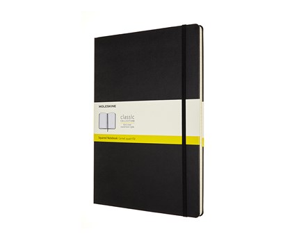 Moleskine Moleskine Classic Hard A4 Squared Notebook Black - Kalenderkungen.se