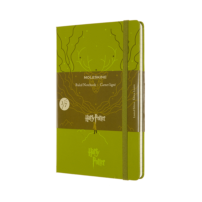 Moleskine Harry Potter L Ruled Hard Notebook Olive