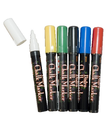 Blackboard Chalk Markers 6-pack