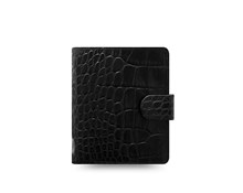 Filofax Classic Croc Pocket Ebony