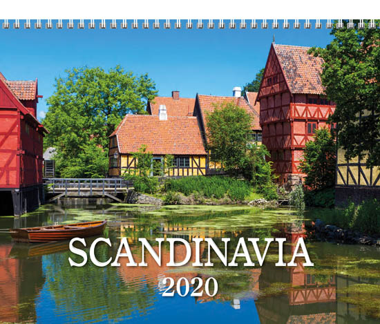 Burde Förlag Väggkalender Scandinavia 2020 - Kalenderkungen.se