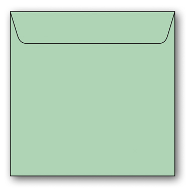 Kvadratiska Kuvert 5-pack 110g Gräsgrön
