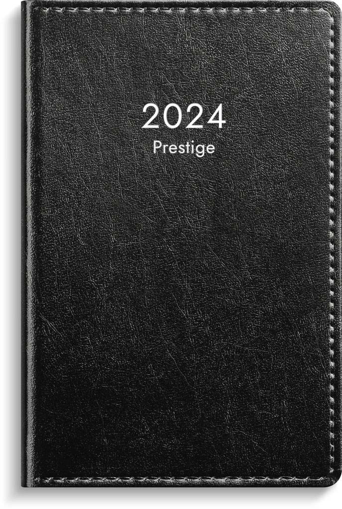 Prestige svart konstläder inbunden 2024