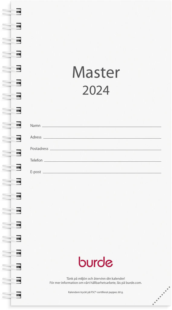 Master refill 2024