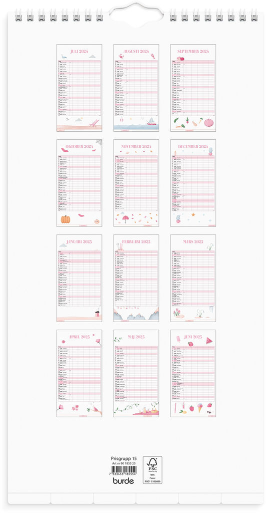 CALENDARIO DE ABRIL 2025 | Miss De Cora