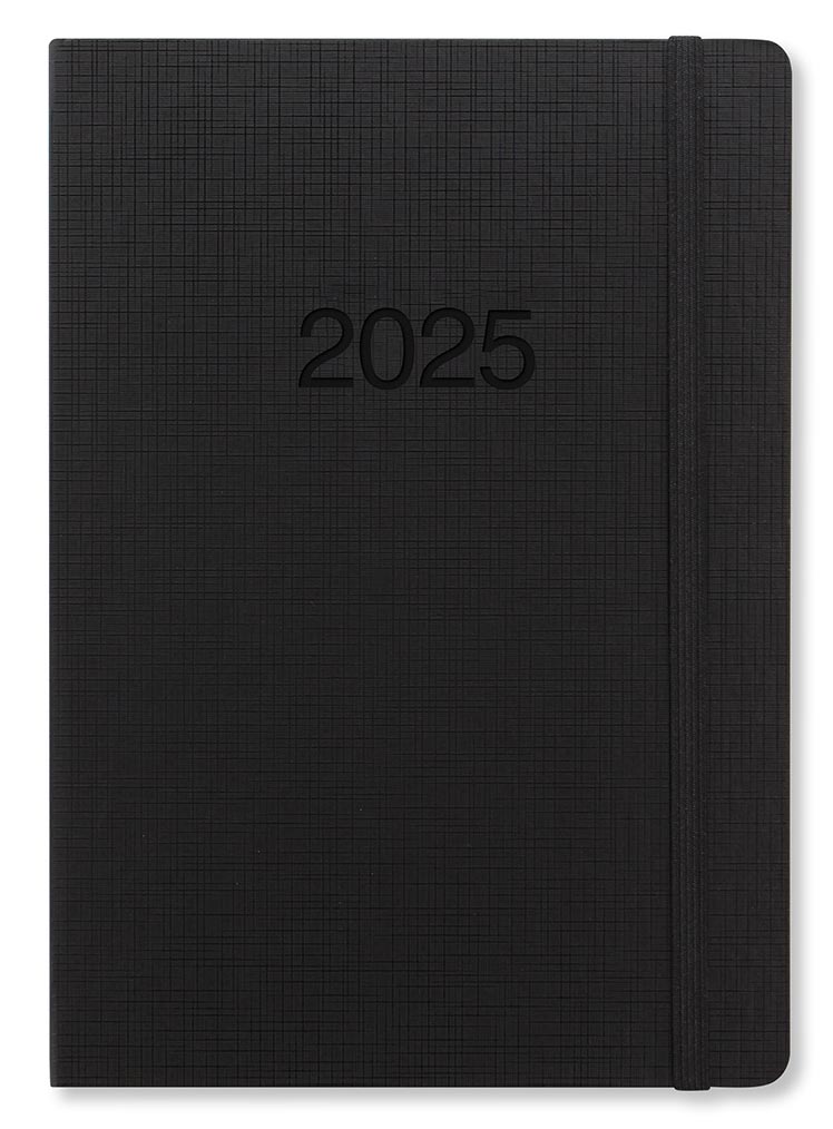 Kalender Memo A5 Svart 2025
