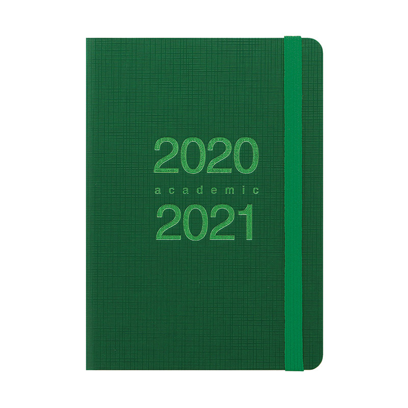 Kalender Letts Memo A6 grön studieåret 2020-2021