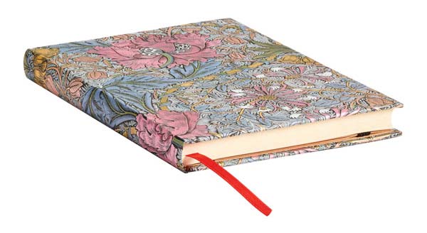 Paperblank Notebook Midi Morris Pink Honeysuckle unlined