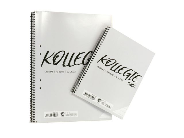 Kollegieblock A5 linjerat 60g
