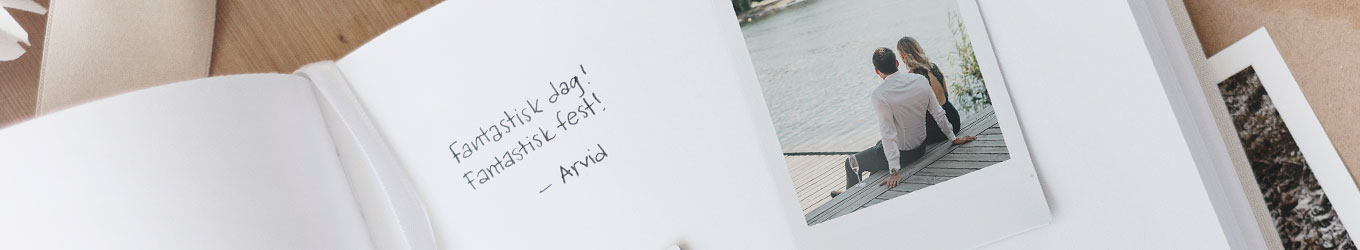 Gästbok till bröllop